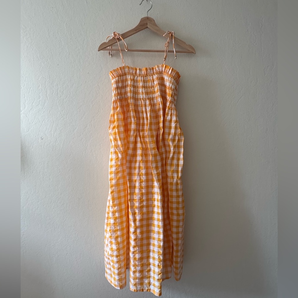 STEELE Citrus Gingham Sundress For SALE!